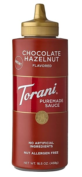 TORANI PUREMADE CHOCOLATE HAZELNUT SAUCE 16.5 OZ