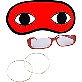 COSNOBLE Ayase Seiko Eye Patch Cosplay Character Earrings Decorative Glasses Props Costume Accessories