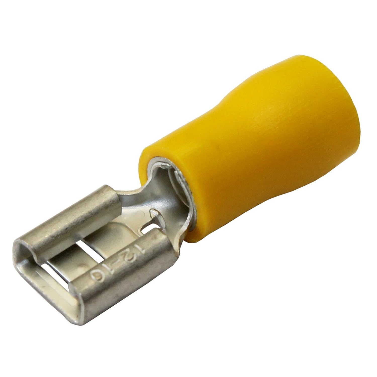 20 x Yellow 6.3mm Female Fully Insulated Crimp Spade Connector archives
