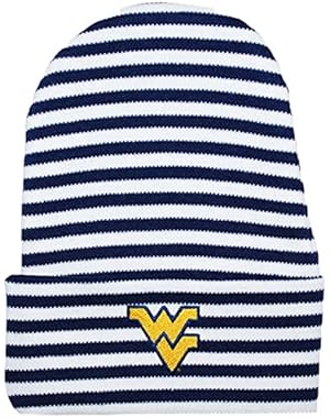 West Virginia Mountaineers NCAA College Newborn Baby Knit Hat Cap