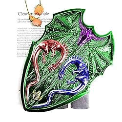 JIOFAVIU Large Dragon on Shield Mold, 10 in Unique