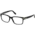 Tom Ford Rectangular Eyeglasses TF5313 001 Shiny Black 55mm FT5313