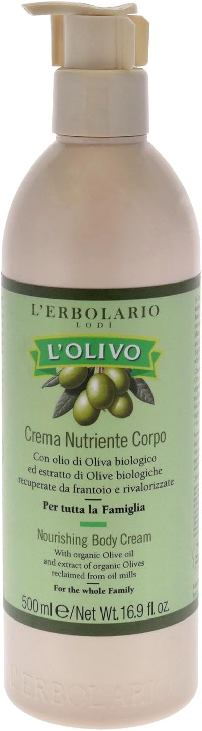 L'Erbolario LoliveIVO Nourishing Body Cream 500ml Olive Oil Shea Butter