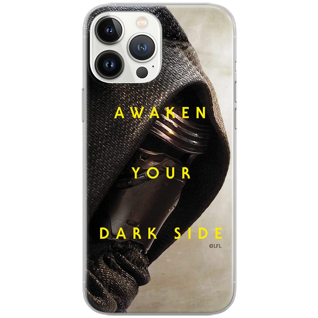 ERT GROUP mobile phone case for iPhone 13 PRO original and officially licensed Star Wars pattern Kylo Ren 003 optimally adapted to the shape of the mobile phone, case made of TPU