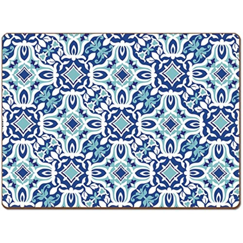 4 Place Mats Premium Hardboard Placemats Table Mats, Andros 84946 Home