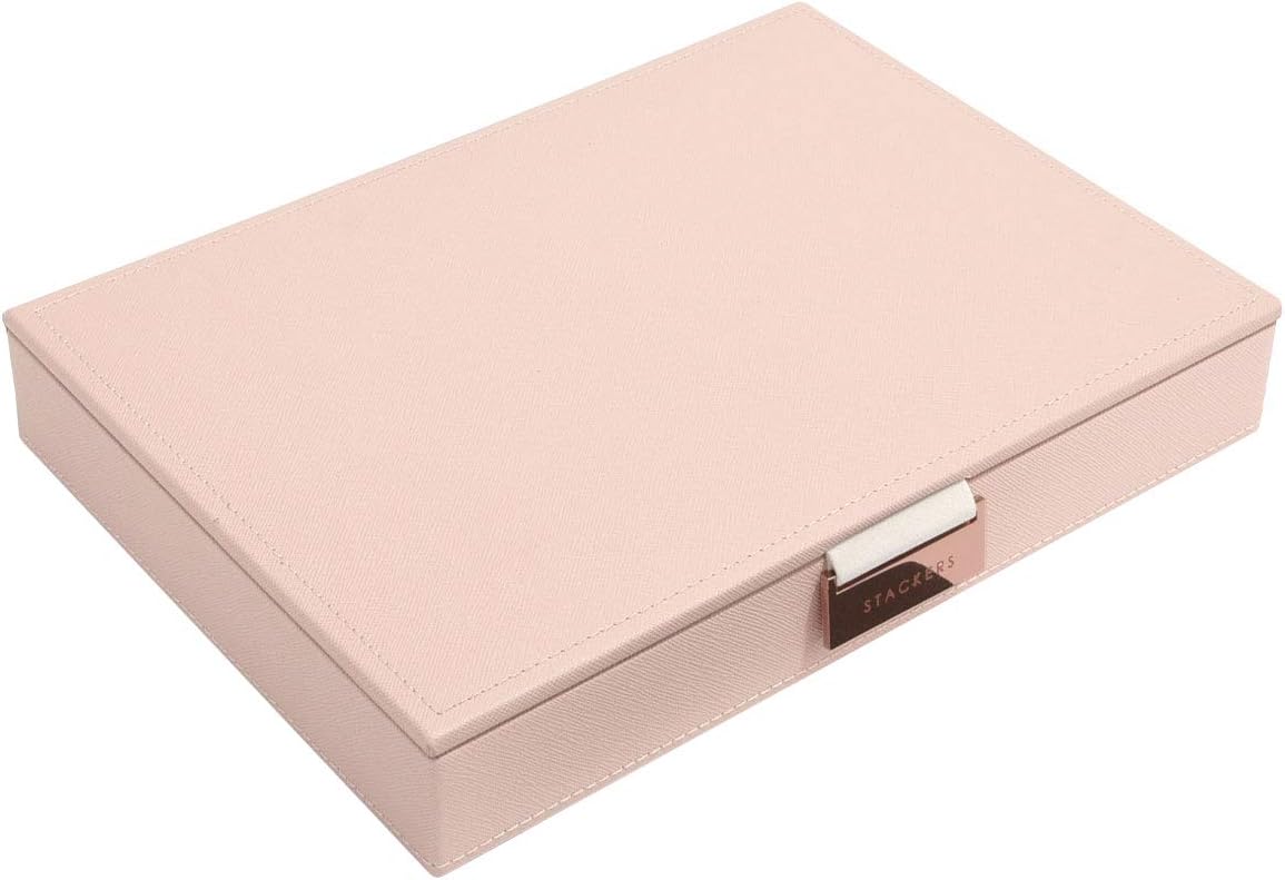 Stackers Blush Pink Classic Medium Jewellery Box Chunky Jewellery Layer
