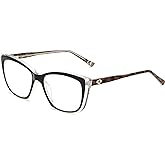 Foster Grant womens Gloria Blue Light Multi Focus™ Reading Glasses Square Reading Glasses