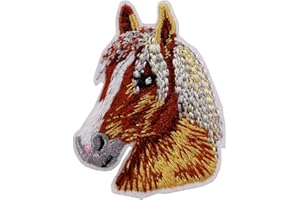 ROCKAPATCH Horse Embroidered Iron On Patch