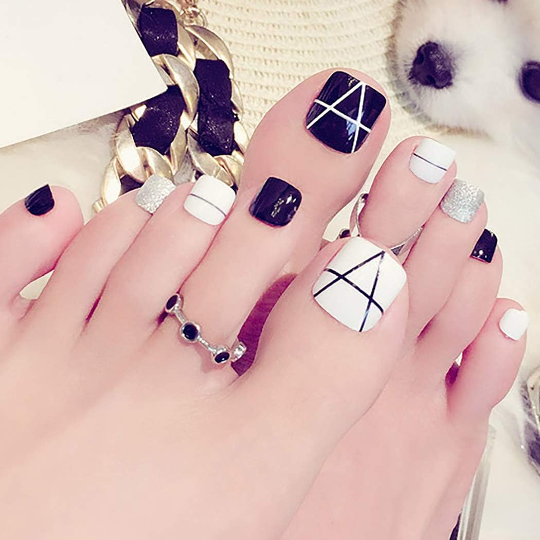 Geometric Fake Toenails