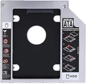 tonysa 9.5 mm Bahia Disco Duro HDD SSD Adaptador óptico ...