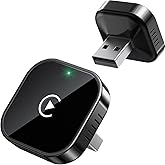 Teeran Wireless CarPlay Adapter for iPhone (2026 Upgraded), Mini Plug & Play for Cars with Factory Wired Apple CarPlay, Fast & Stable Connection, Easy Setup, Wide Vehicle Compatibility USB & USB C﻿