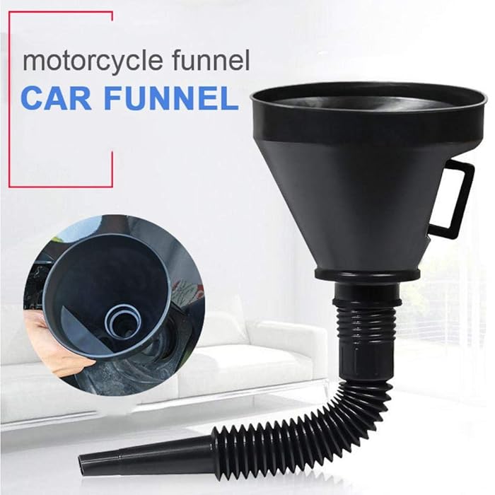 Buy benefitX Oil Funnels, Plastic Funnel, Long Neck Funnel, Funnels