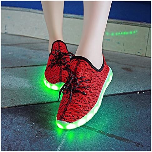 Oppicong Sneakers Fashion Men Women LED Light up Sneaker Flashing LED Light Couple Sport Shoes in Winter Comfortable