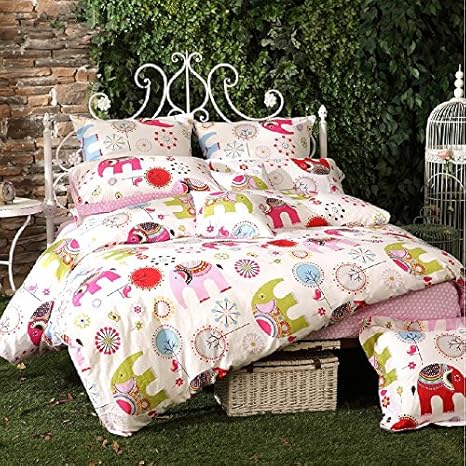 girls elephant bedding
