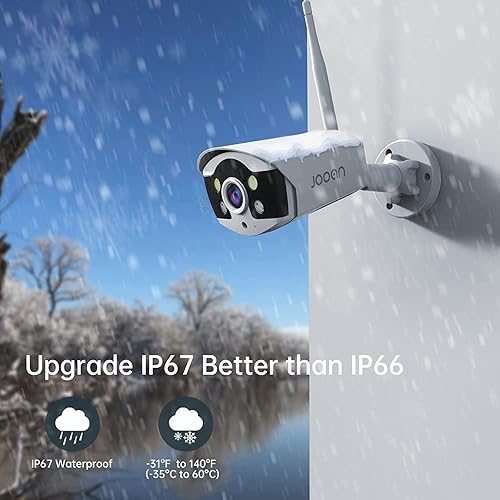JOOAN【IP67 Weatherproof System】3MP Security Camera