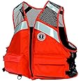 MUSTANG SURVIVAL Industrial Mesh Vest with Solas Reflective Tape