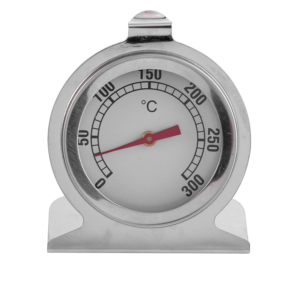 Stainless Steel Oven Thermometer Monitoring 0℃~300℃Thermometer Kitchen Baking Temperature Measuring Tool