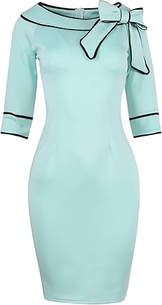 blue casual dresses with sleeves