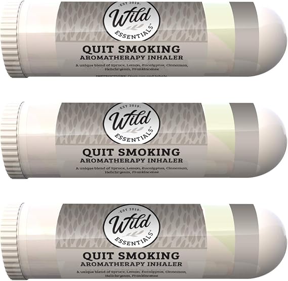 mEssentials 3 Pack of Quit Smoking Aromatherapy Nasal Inhalers Made