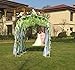 12 Pack 1 Piece 3.6 Feet Artificial Fake Wisteria Vine Ratta Hanging Garland Silk Flowers String Home Party Wedding Decor (Green)