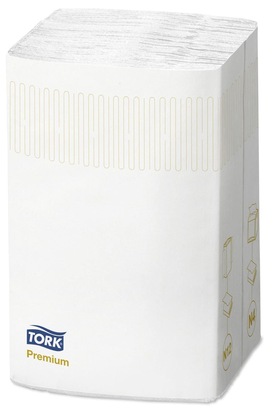 Tork Xpressnap 2-Ply Napkin, 2 Fold, White, Pack of 1000 SCA53991,213 x 165mm