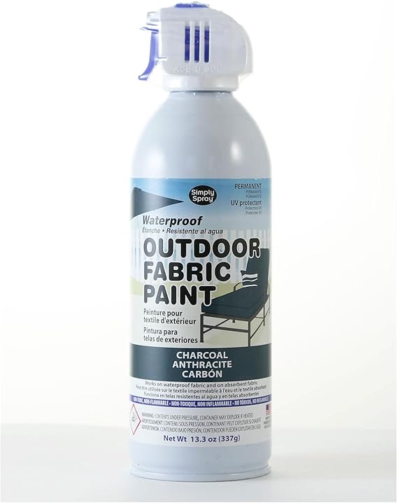 Simply Spray Outdoor Waterproof Fabric Spray Paint 13.3 Oz. Can