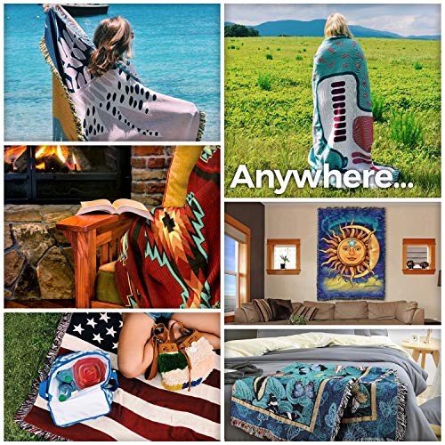 Yuma Southwest Native American Inspired Tribal Camp Cotton Woven