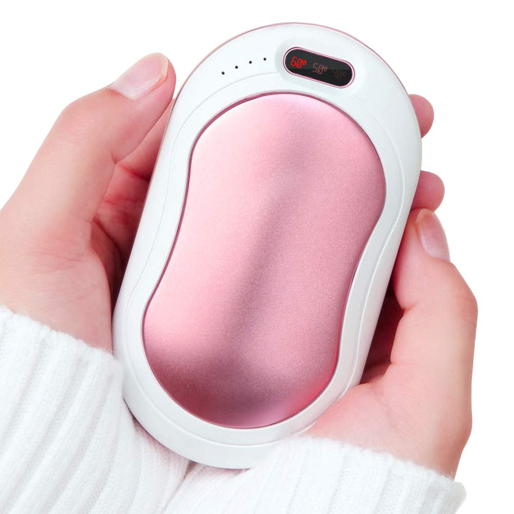 Maifeituo Rechargeable Hand Warmer, 10000mAh Electric Portable Pocket Hand Warmer & Power Bank