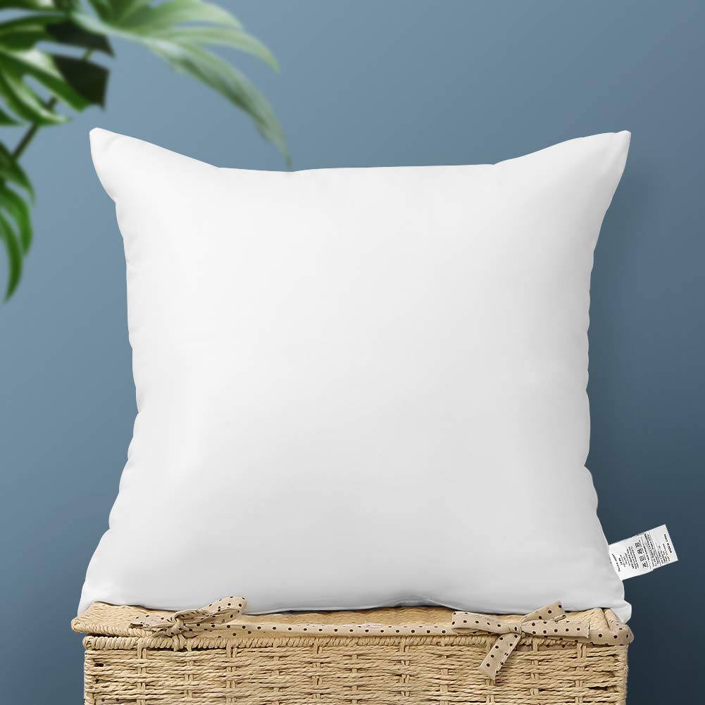 Photo 1 of Artscope Premium Throw Pillow Insert Square Form Cushion Stuffer for Couch, Sofa, Bed - Indoor Decorative Pillows Inserts 18x18 Inch