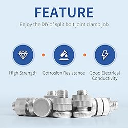 ASUNTOM 32Pcs Electrical Fence Connector Aluminium