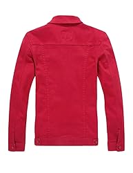 DSDZ Men`s Classic Slim Fit Motorcycle Denim Jacket