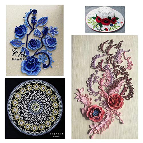 4 Cotton+Crochet+Thread+Rainbow+Knitting