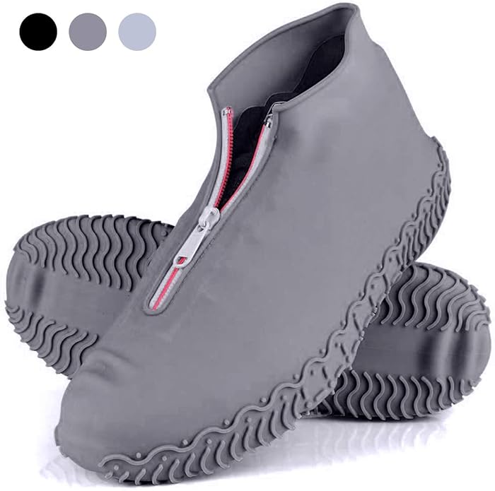 Wallfire 1 Pair Waterproof Shoe Covers Reusable Folding NotSlip