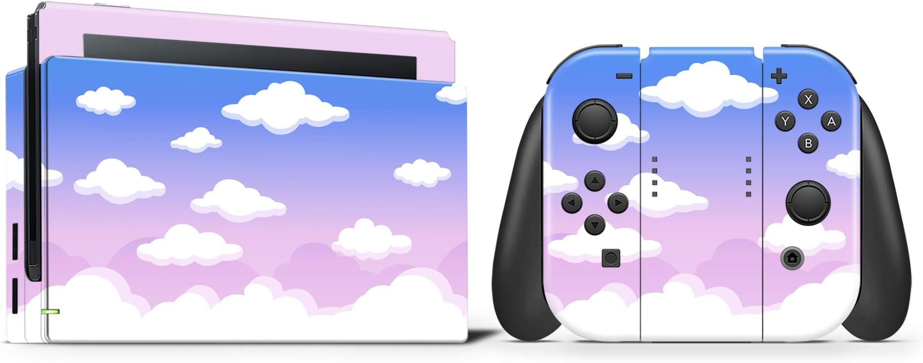 Fantasy Sky Clouds Vinyl Skin Decal for Nintendo Switch 3M Premium Vinyl 3M overlaminate (Console)