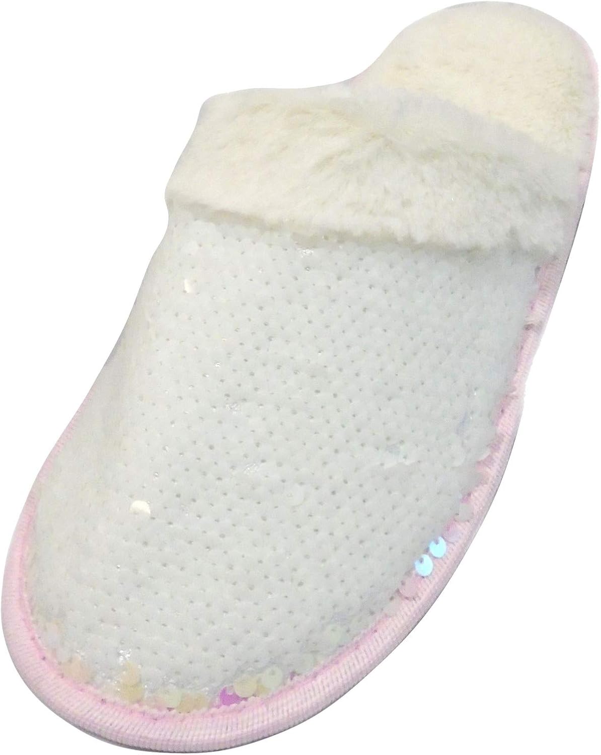 sequin mule slippers