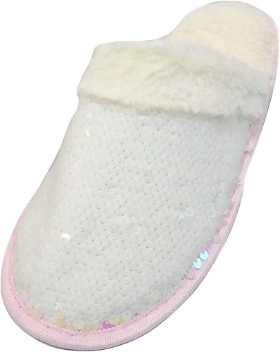 sequin mule slippers