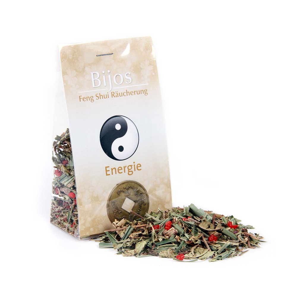 Feng Shui cleansing incense ENERGY – TAI QI includes Chinese lucky coin, for more peace and balance, 33gr