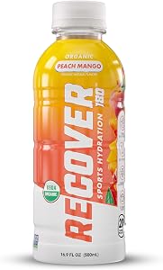 Recover 180 Organic Peach Mango Hydration Drink, 16.9 FZ