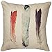 WUWE Cotton Linen Square Vintage Throw Pillow Case Shell Decorative Cushion Cover Pillowcase (pack of four)