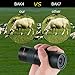Aurosports 8-24x30 Zoom Monocular Waterproof Pocket Telescope Dual Focus with BAK4 Prism Multi-Coated Lens Fit Adults Kids for Hiking, Hunting, Camping, Birding, Concert