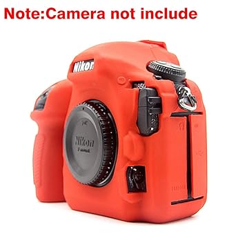 Funda de Silicona Carcasa de Silicona para cámara Nikon D850 Rojo ...