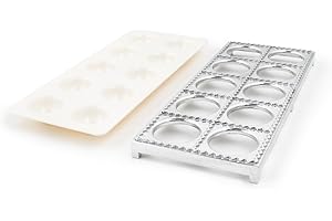 Fox Run Ravioli Maker, Large, Aluminum, Makes 12 Jumbo 2" Raviolis