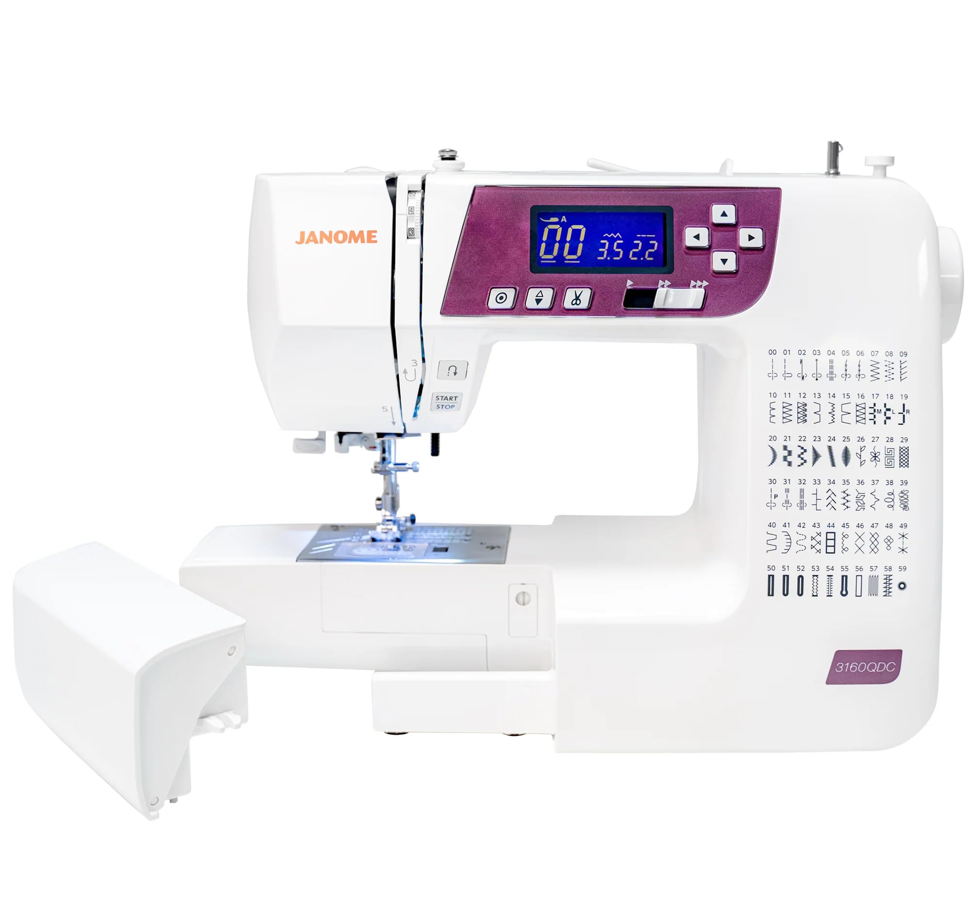 Janome 3160QDC-G Sewing and Quilting Machine with Bonus Quilt Kit!