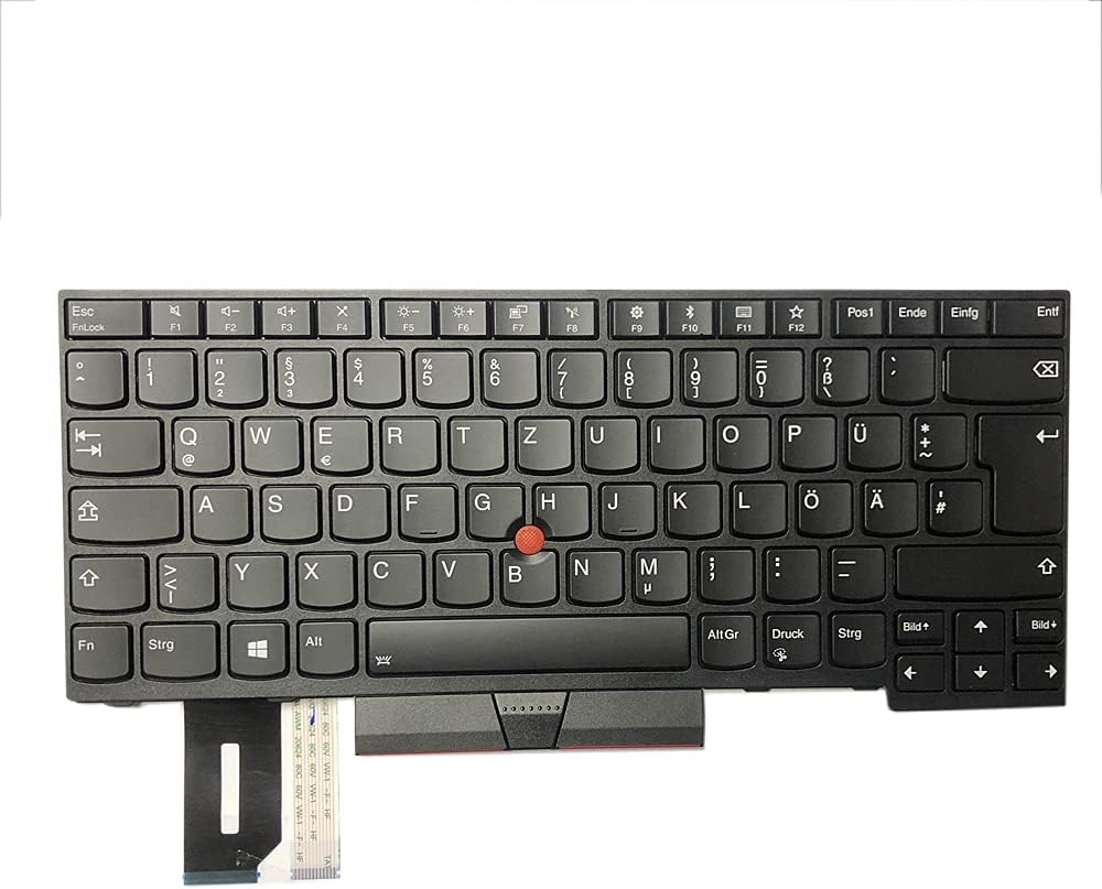 ZAHARA 01YP452 German Keyboard for Lenovo Thinkpad E480 E485 T480s L480 L490