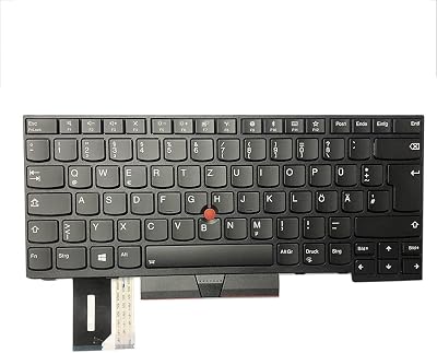 ZAHARA 01YP452 German Keyboard for Lenovo Thinkpad E480 E485 T480s L480 L490