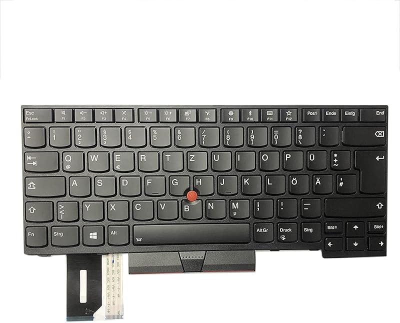 ZAHARA 01YP452 German Keyboard for Lenovo Thinkpad E480 E485 T480s L480 L490