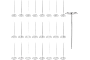 25pcs Long Push Pins, 19mmx50mm/0.75"x1.97" Long Upholstery Nails Tacks Large Flat Head Furniture Nails for Sofa Headboard De