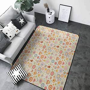 Amazon.com: Washable Kitchen Area Rug Floral, Butterflies Birds and