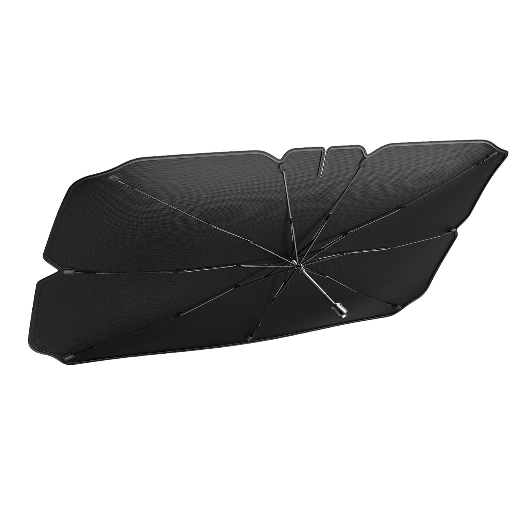 Photo 1 of TECKNET Car Windshield Sun Shade Umbrella, Foldable Windshield Sun Shade for Car Block UV Rays and Heat, Adjustable Size (55"x31",47"x25")