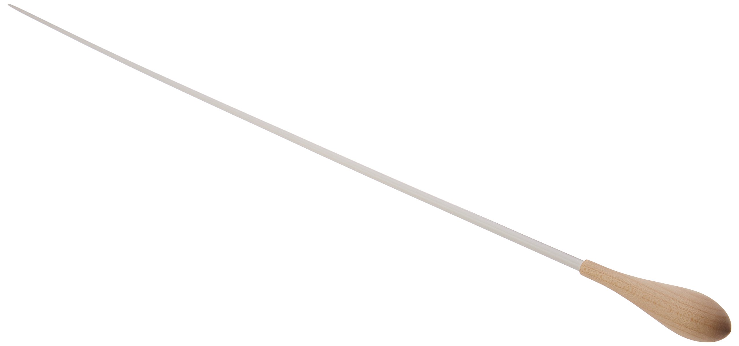 GEWA 912320 Taktstock Holzgriff Modell 11 weiß lackiert weißbuche 43 cm